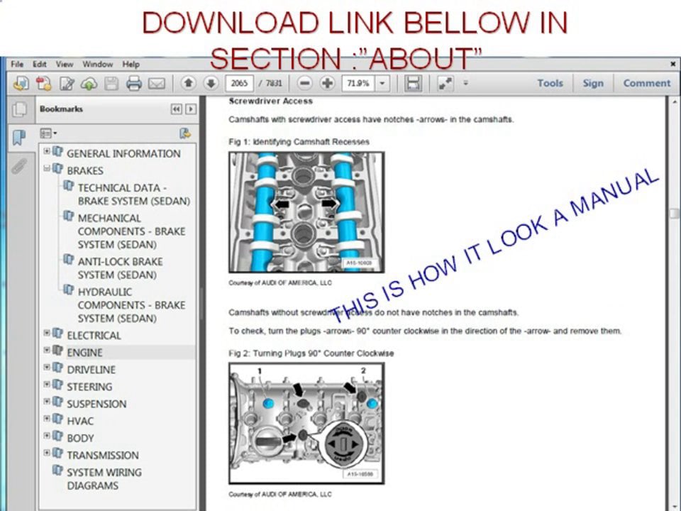 download free audi a6 c5 repair manual pdf